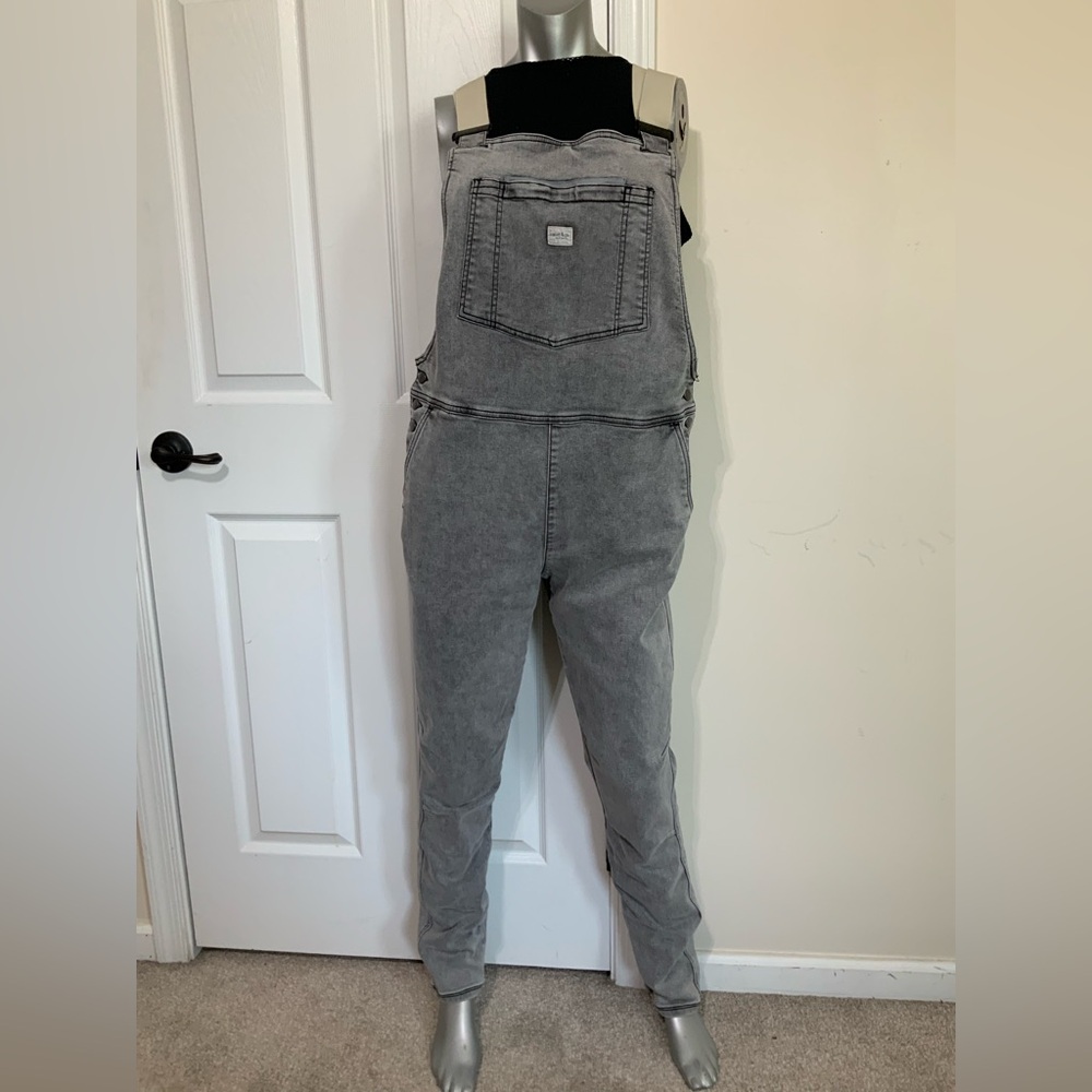 RIPTON & CO. Women's White Acid Overalls Sz Xl